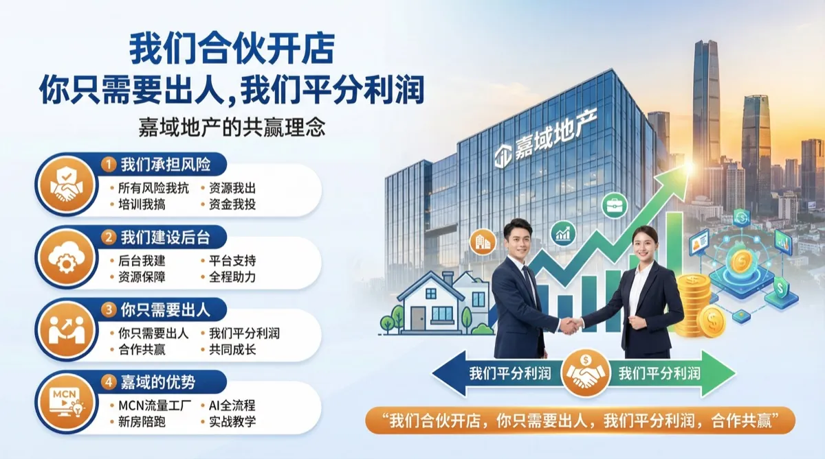 嘉域合伙模式 共赢理念